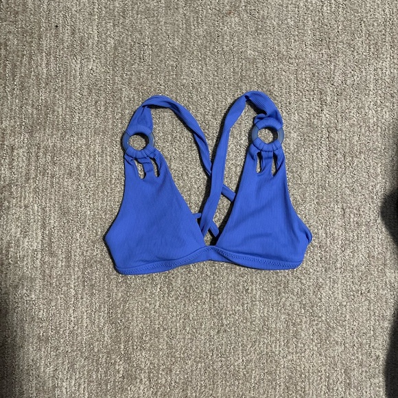 Becca swim large adjustable bikini top. Cornflower color. - Picture 4 of 6